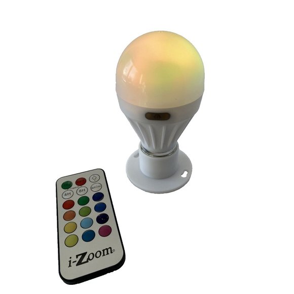 Colour Changing Light Bulb With Remote IZoom LED Light Hang And Grab - Picture 7 of 16